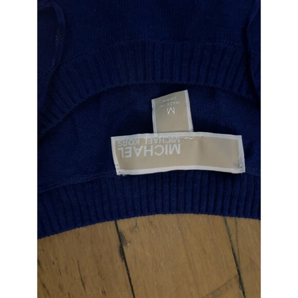 MICHAEL Michael Kors Blue Sweater Dress Women's Medium - Picture 8 of 10